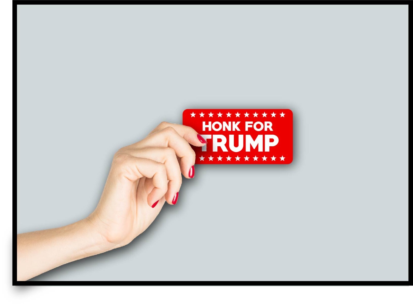 Honk For Trump Decal Sticker MAGA Stars USA Vance Make America Great Vote Red