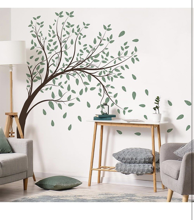 4 Sheets (total) Tree Wall Decal-BRAND NEW-SEALED PACKAGE-FREE SHIPPING