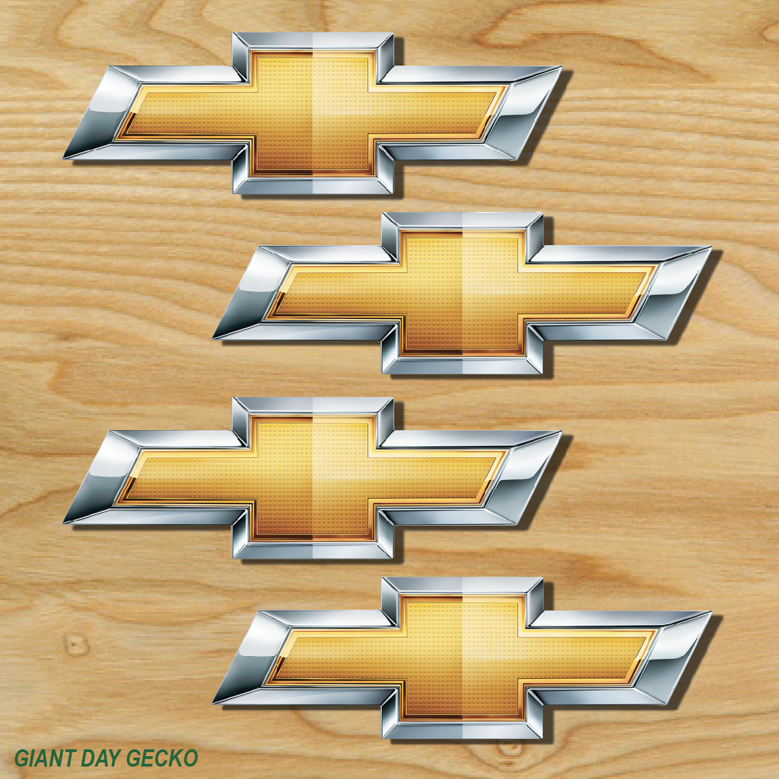 (4) FOUR Chevy Car Truck SUV Stickers Auto Decals Bowtie Blazer Chevrolet NEW