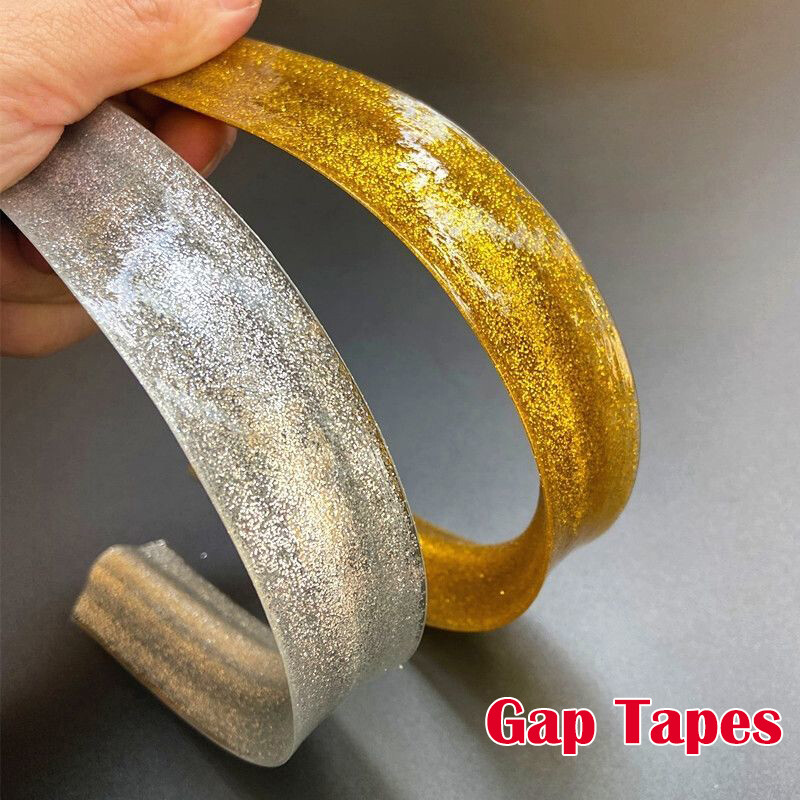 5m Self Adhesive Tile Seam Gap Tape Edging Trim Strip Wall Mould Ceiling Decor