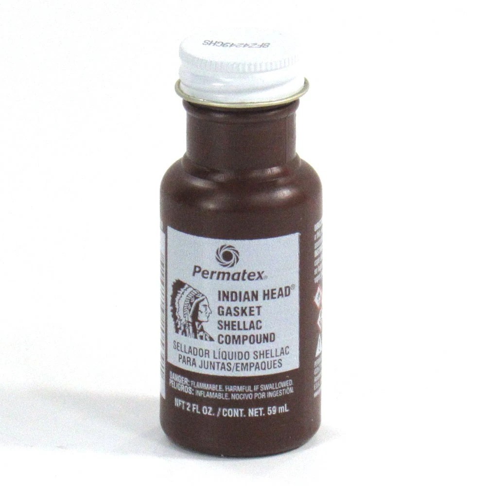 NEW PERMATEX ORIGINAL GASKET SHELLAC COMPOUND, 2 OZ