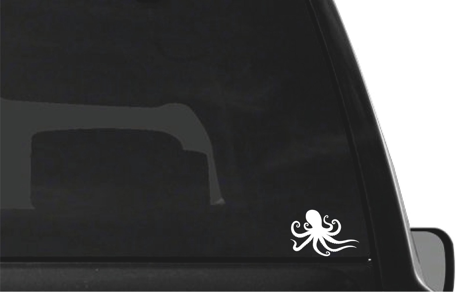 Octopus Outline Vinyl Decal Window Ocean Life Marine animal Laptop Sticker