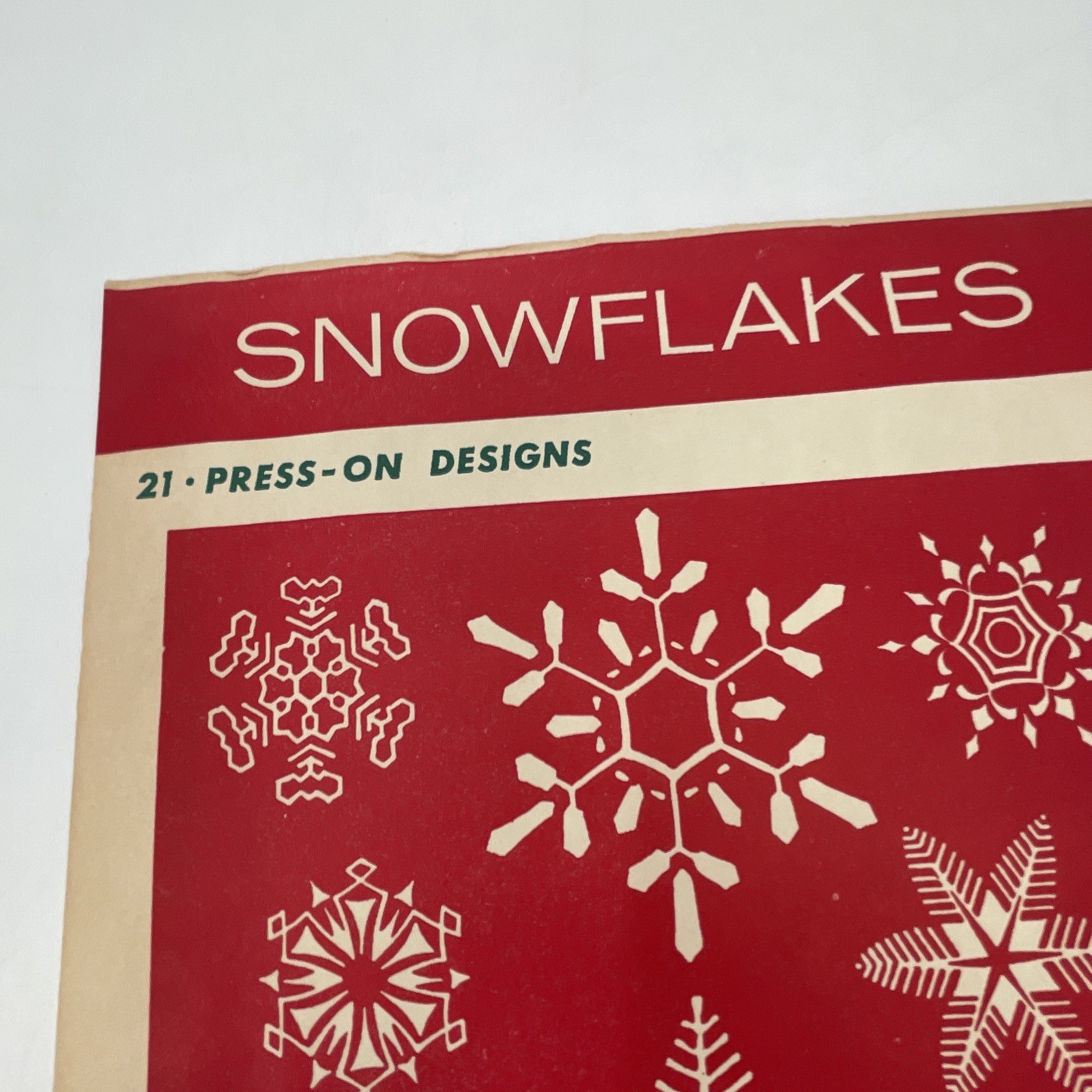 Vintage Reinke Christmas Window Clings 21 Press-On Snowflake Designs NEW SEALED