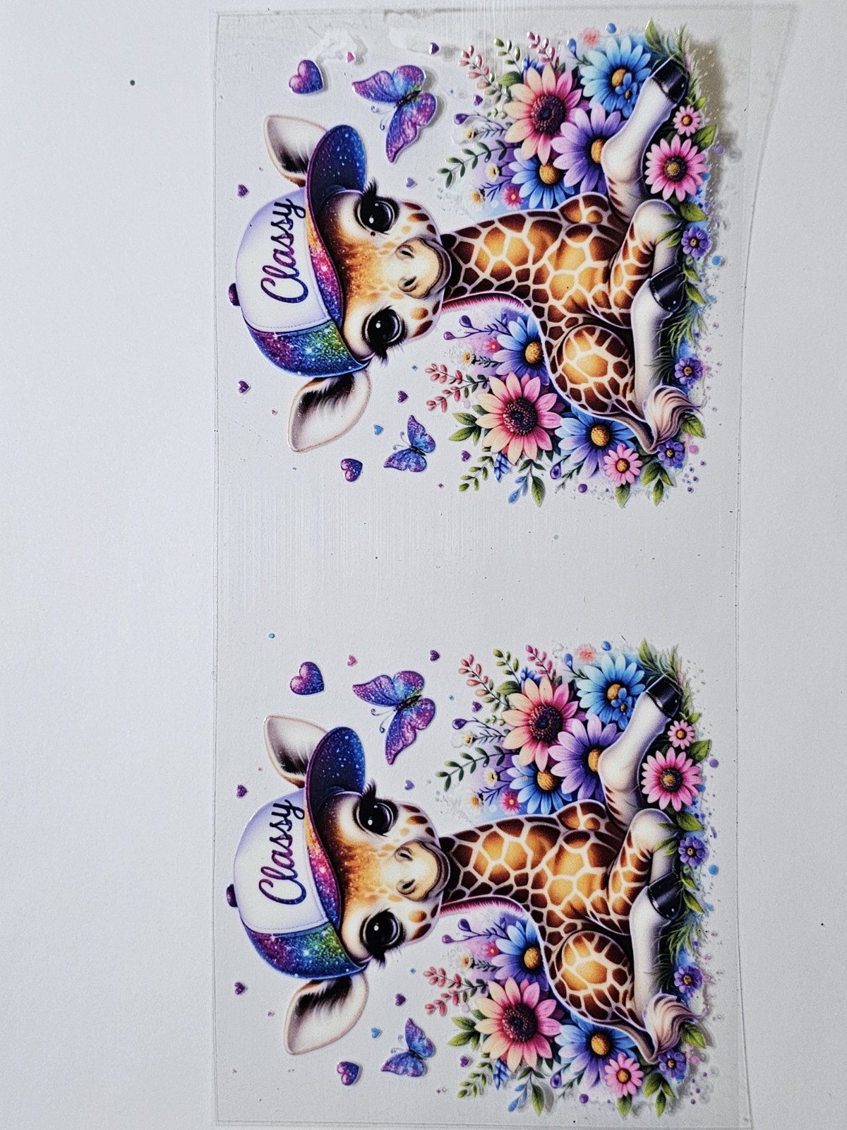 Giraffe UV DTF Transfer Sticker Wrap Tumbler UVDTF BUY 10+ GET COMBINED SHIPPING