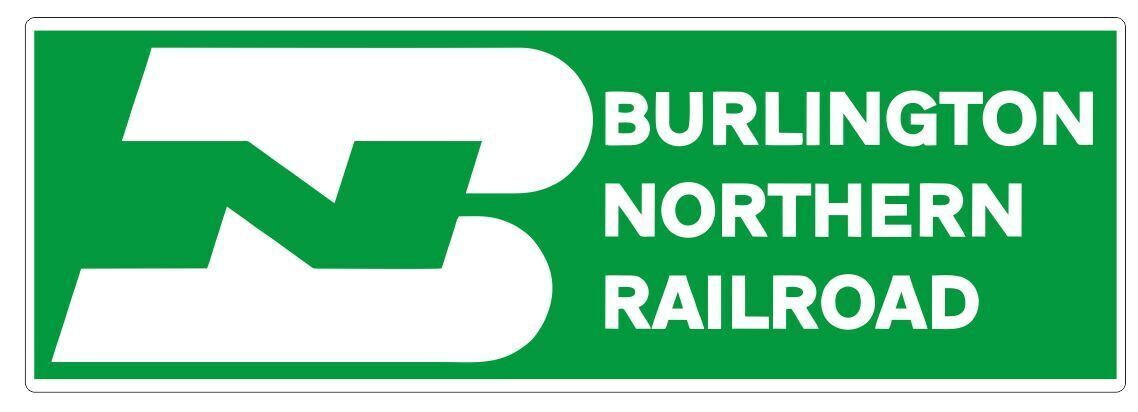 Burlington Northern Railway Railroad Train Sticker Decal R7236