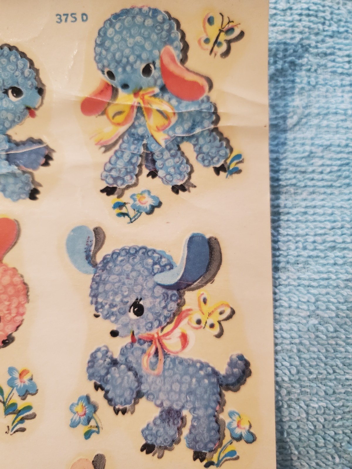 Vintage Lambs Sheep Duro Decals Transfer
