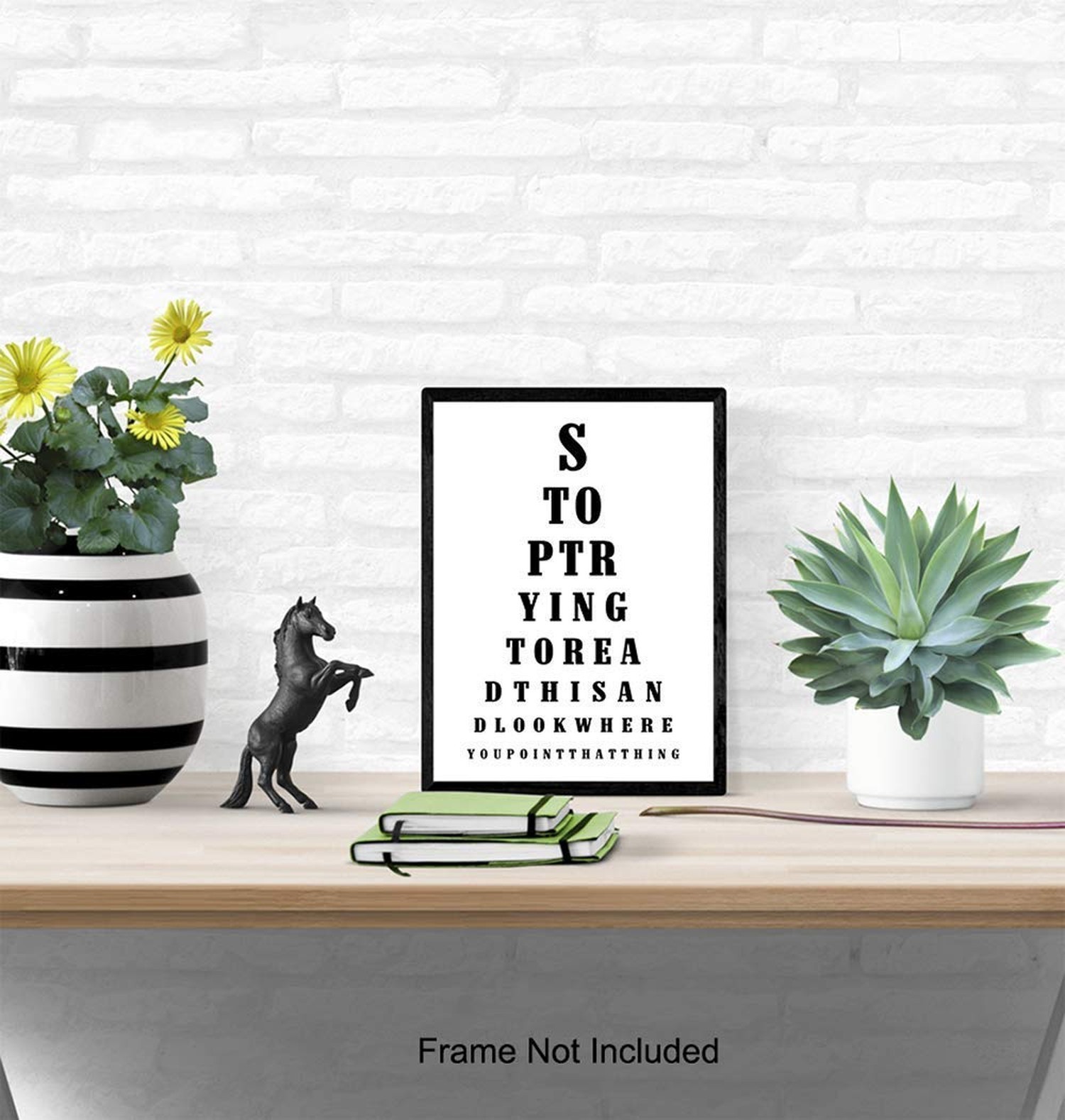 Bathroom Art Print – Funny Typography Wall Art Poster – Chic Modern Home Deco…