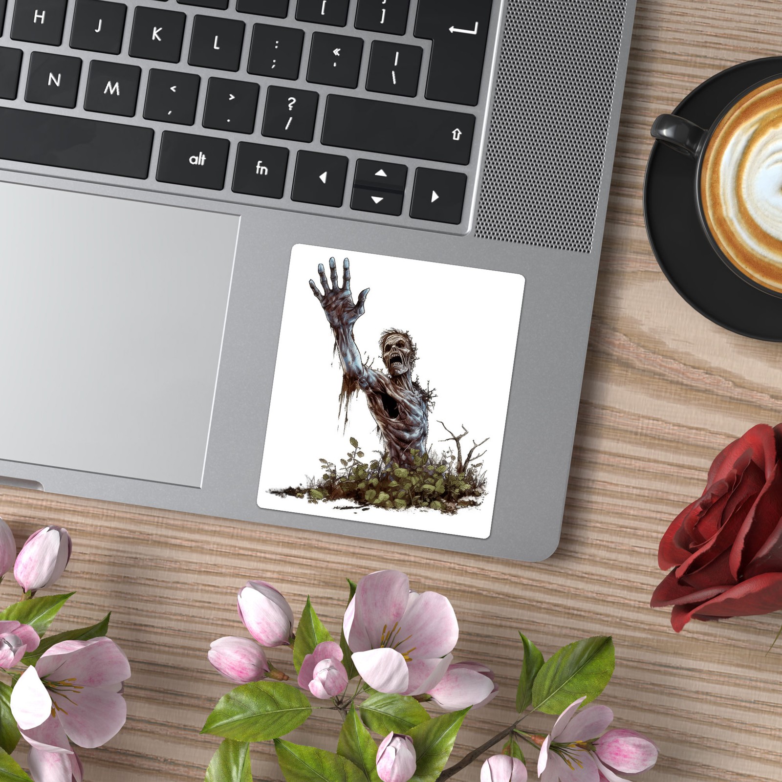 Zombie Graveyard – Vinyl Decal Sticker – Car Window Laptop – ebn9419