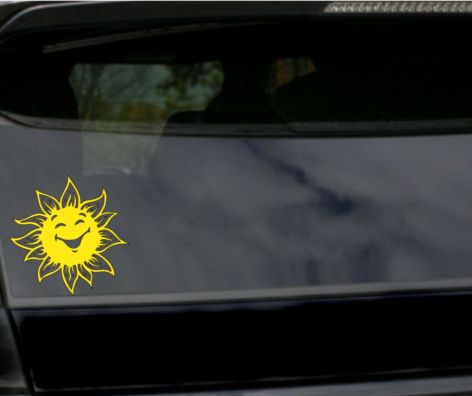 Sun Vinyl Decal Car Bumper Tribal Sun Sticker Window Wall Laptop SUV Summer 5"