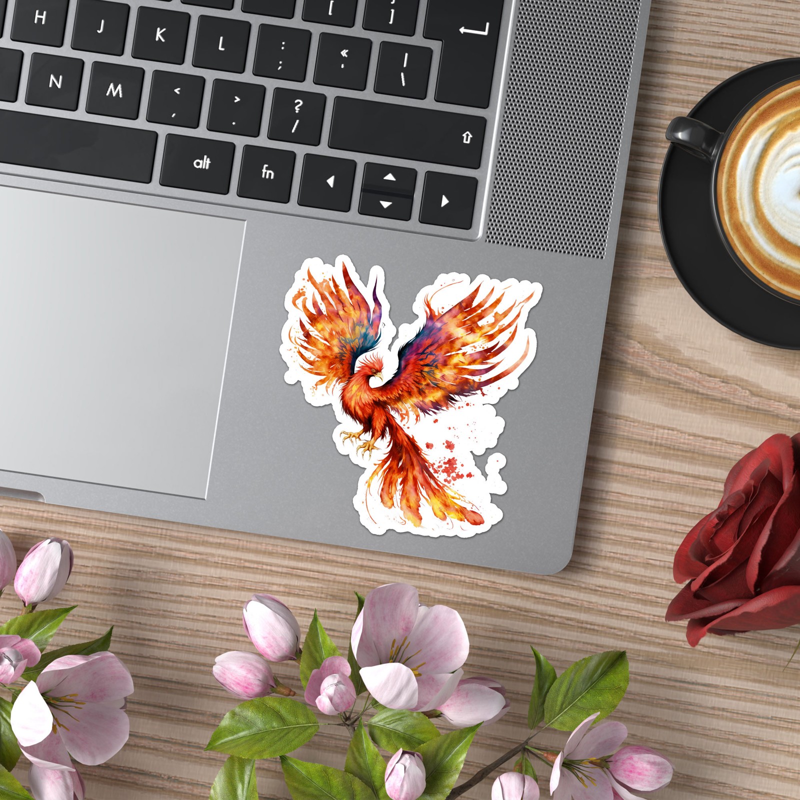 Phoenix Bird Fire – Vinyl Decal Sticker – Car Window Laptop – ebn9329