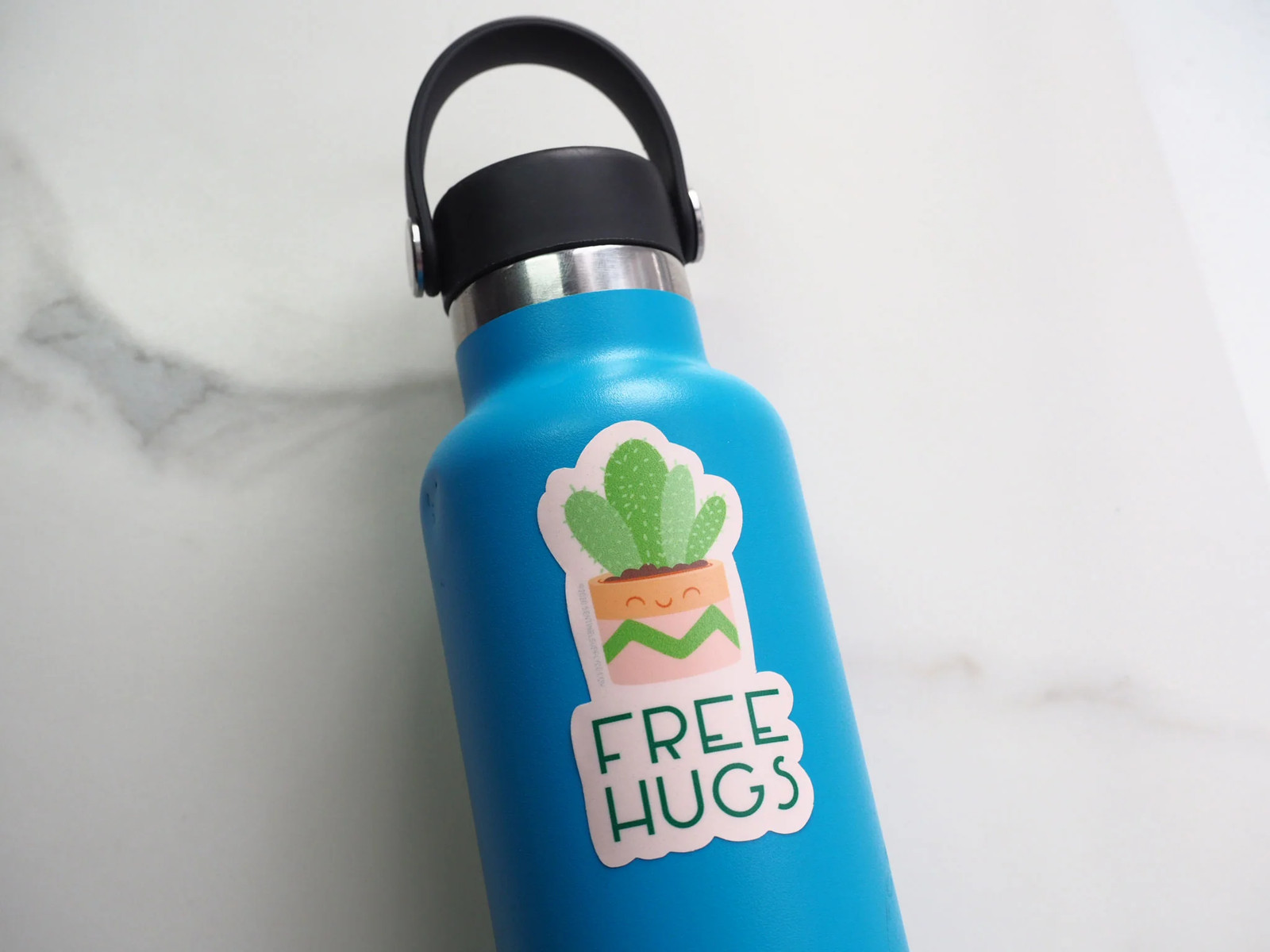 Not a Hugger Cute Cactus Sticker