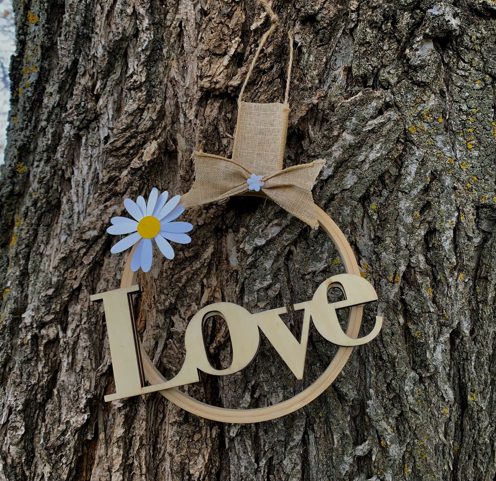 Interchangeable "LOVE" Sign for Front Door Decor Hanging Decoration LOVE 