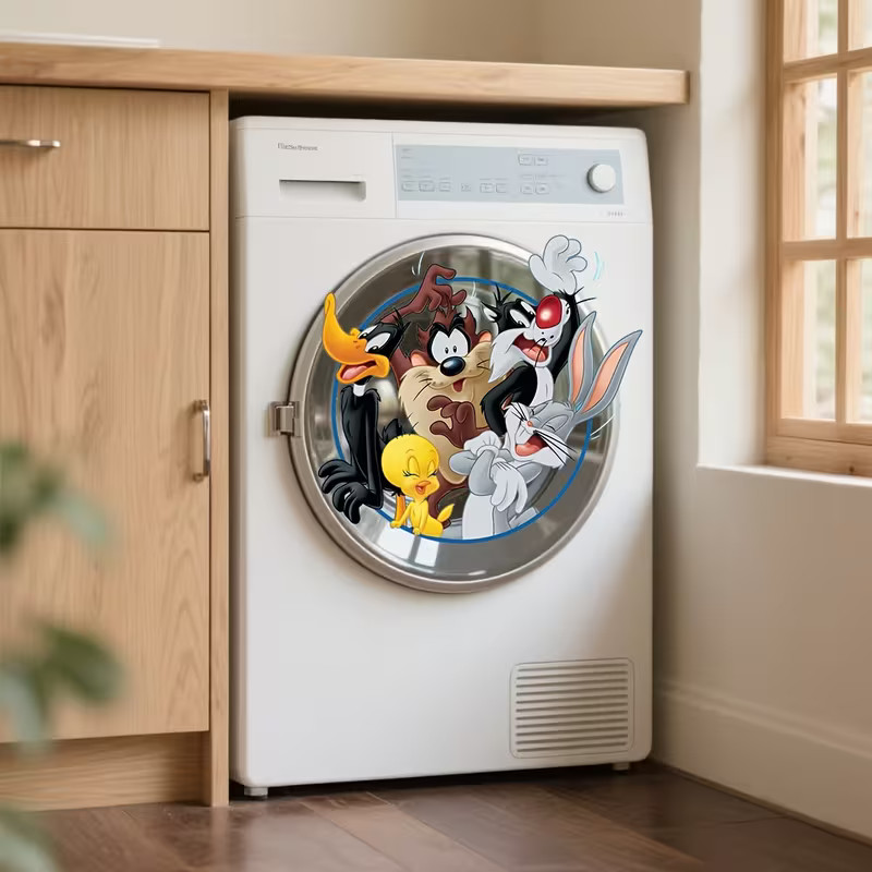 Looney Tunes Bugs Daffy Taz Sylvester Tweety Large Self Adhesive PVC Sticker