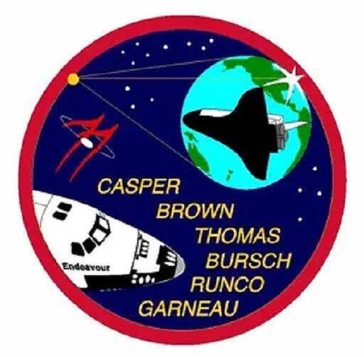 STS-77 Nasa Endeavour Sticker Decal M555