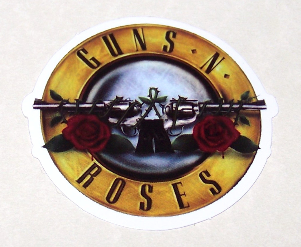 Guns-N-Roses Logo Die Cut Sticker Decal Music Metal Band Rock G-N-R