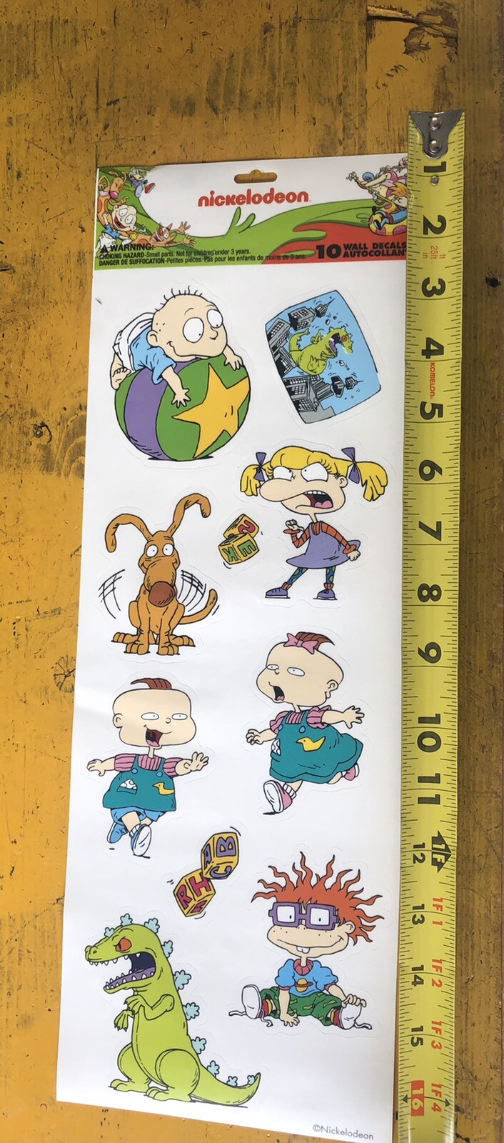 Rugrats Wall Decals Sheet Of 10 Stickers