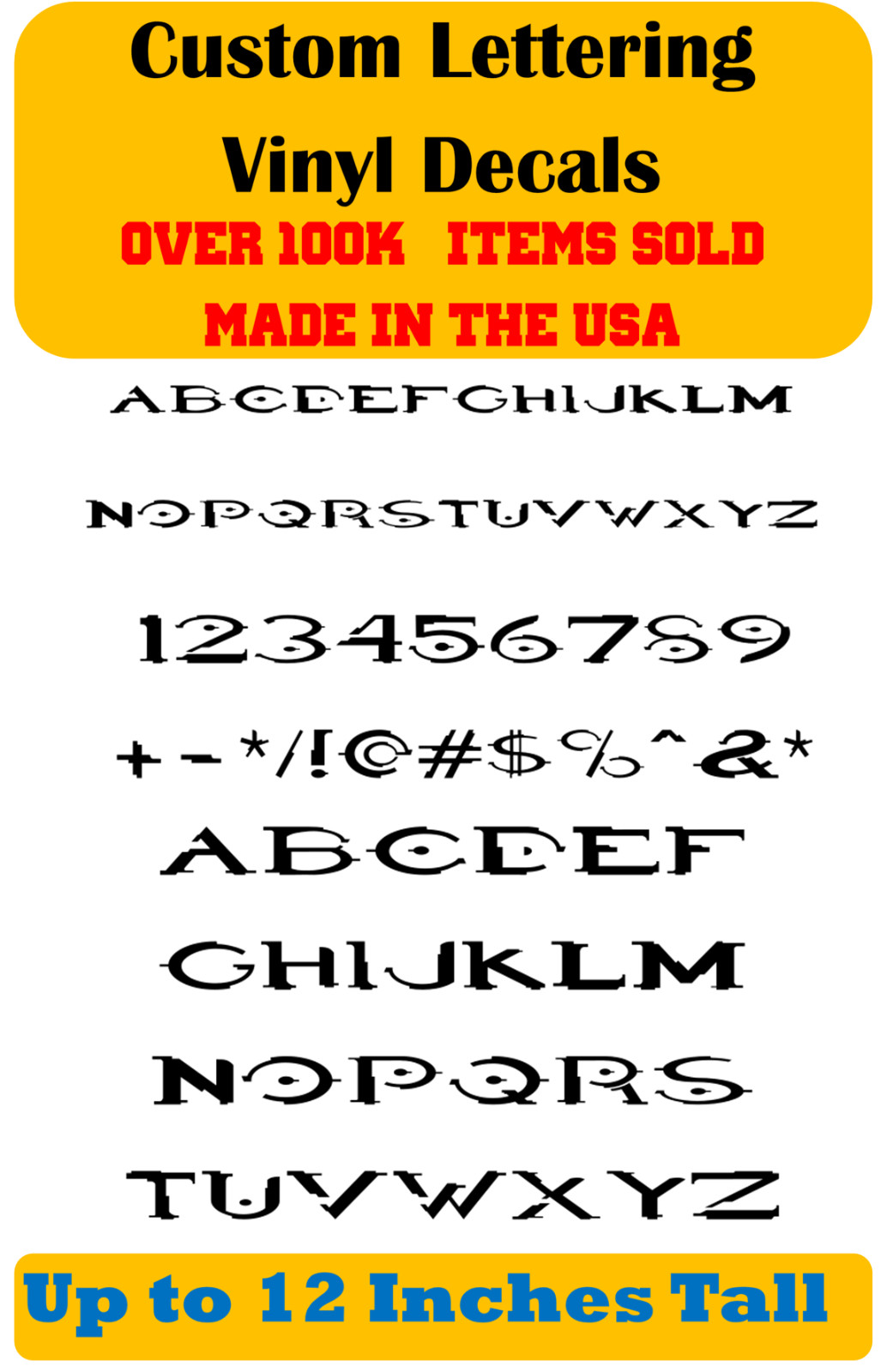 Custom Personalized Decal Vinyl Lettering Text Business Sign Halo Inspired