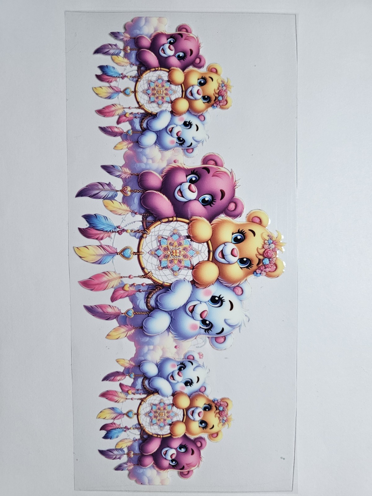 Care Bears UV DTF Transfer Sticker Wrap Tumbler UVDTF BUY 10+ COMBINED SHIPPING