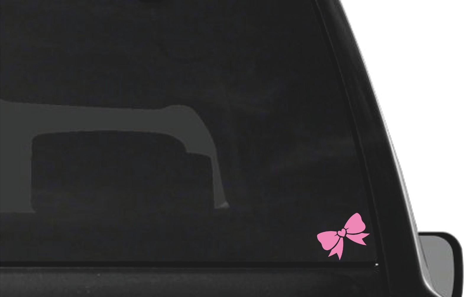 Girl Bowtie Vinyl Decal Window Female necktie cravat Laptop Sticker