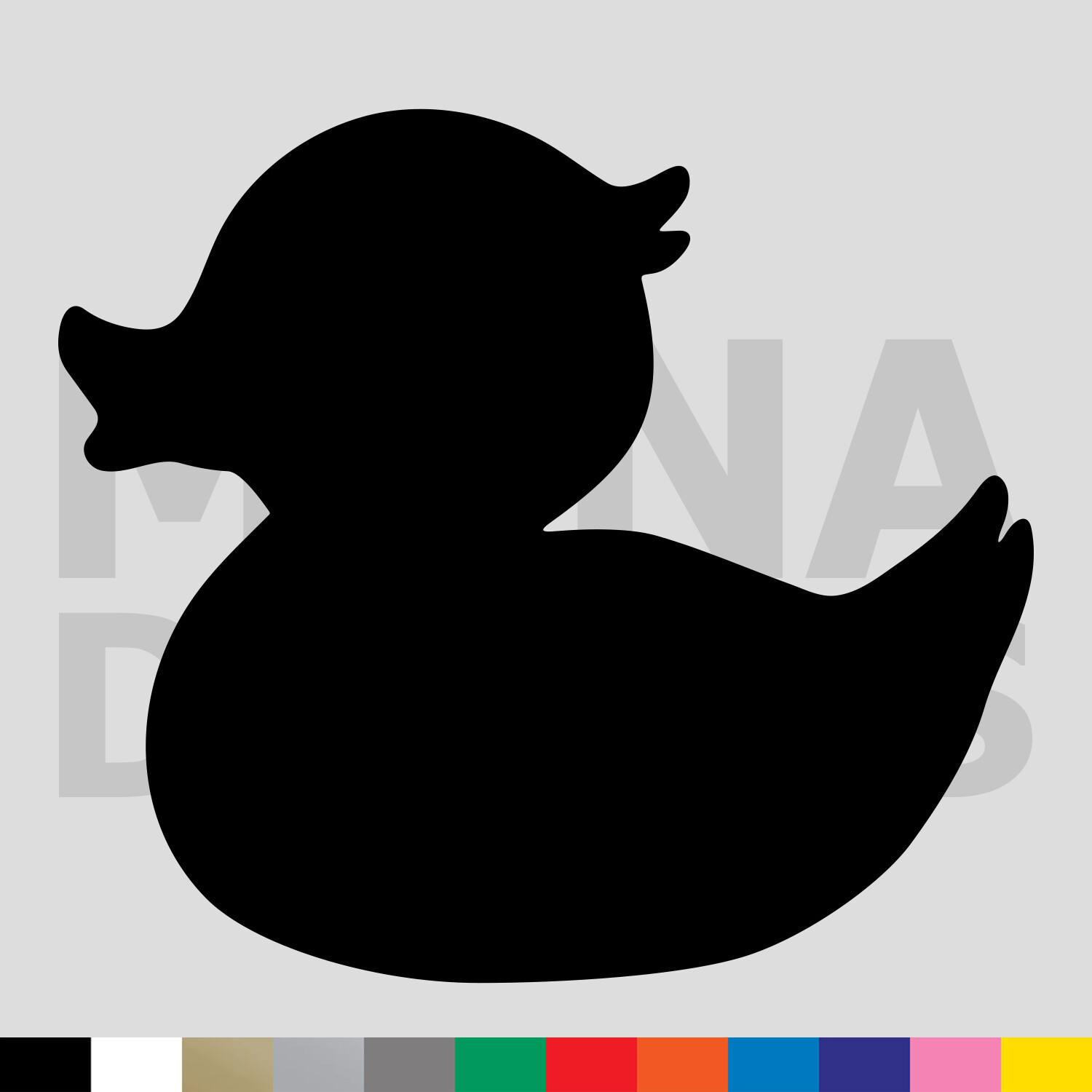 Rubber Duck Vinyl Die Cut Decal Sticker – Duckie