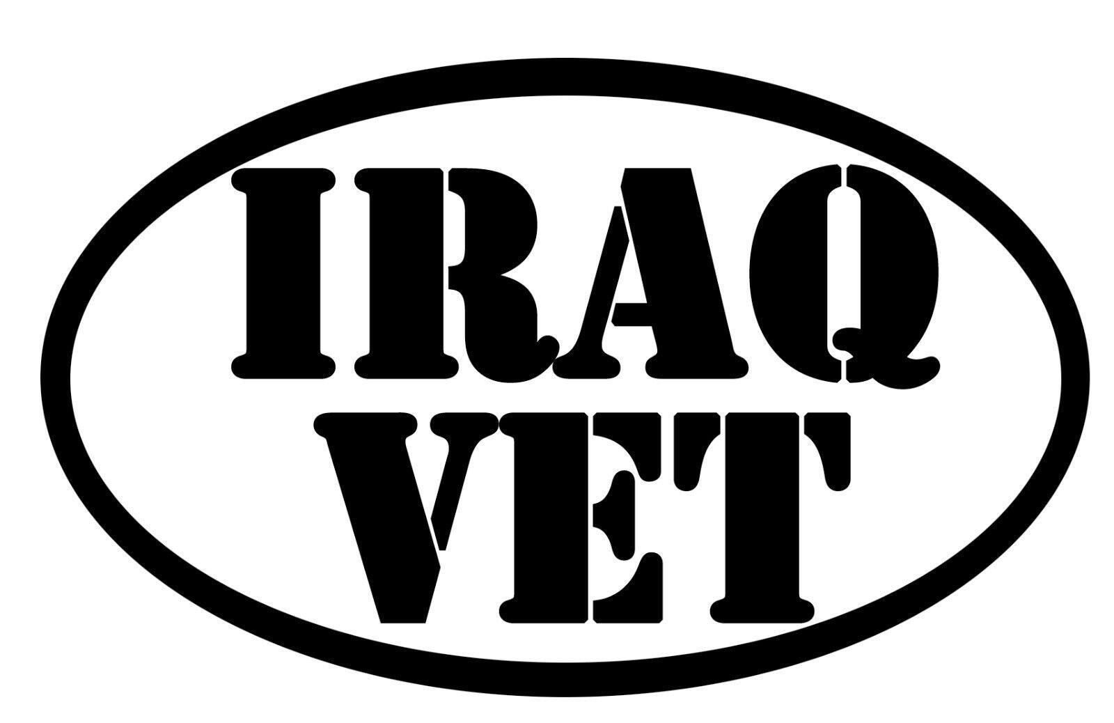 Iraq Vet Sticker Decal veteran military