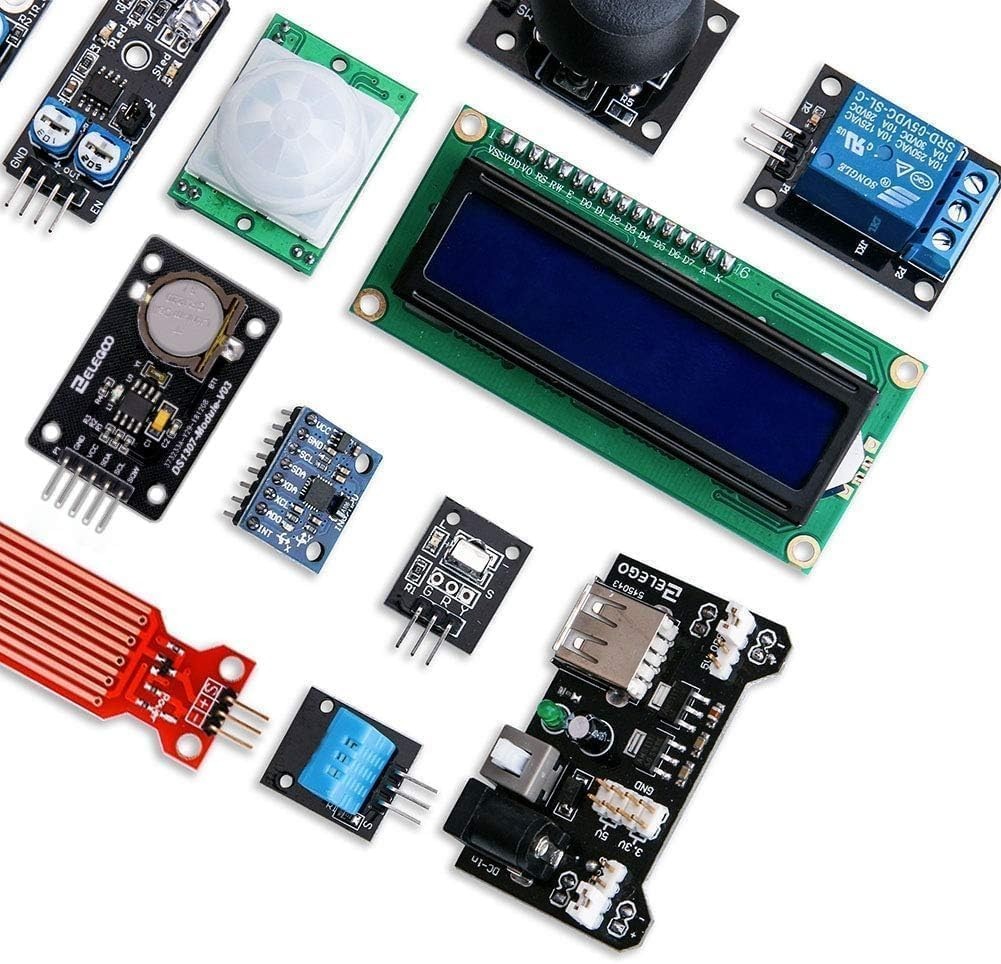 Upgraded 37 in 1 Sensor Modules Kit with Tutorial Compatible with R3 MEGA 2560 N