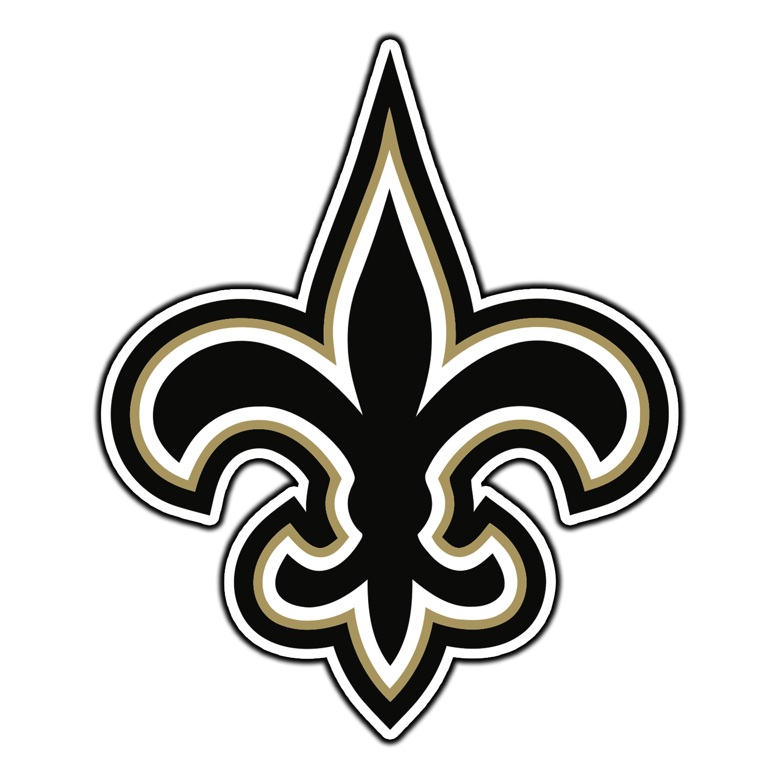 New Orleans Saints Logo #2 Football Sticker Waterproof Vinyl Decal Die-Cut Car