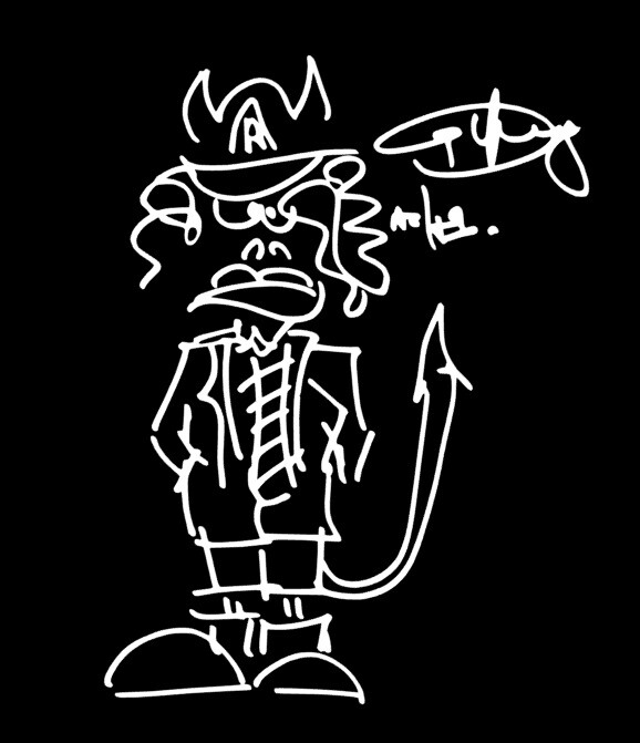 AC/DC Angus Young Sketch Decal Car Window Skate Board Sticker iPhone Laptop Wall