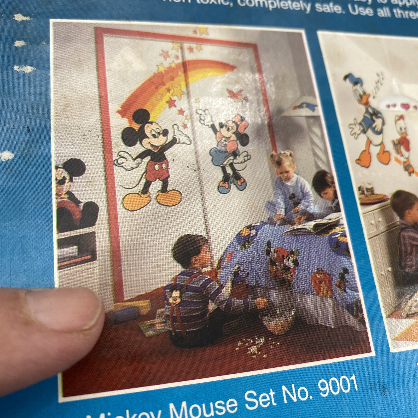 Vintage Priss Prints Wall Stickers Walt Disney Mickey Mouse Minnie 30 Piece