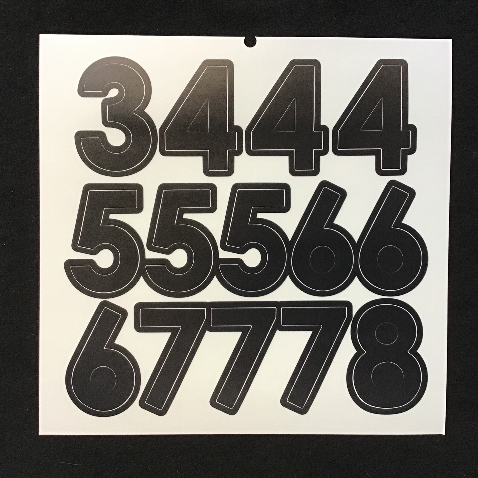 DCWV Letters & Numbers Art Create Decar Wall Sticker ( 8 pcs 104 Decals ) St-251