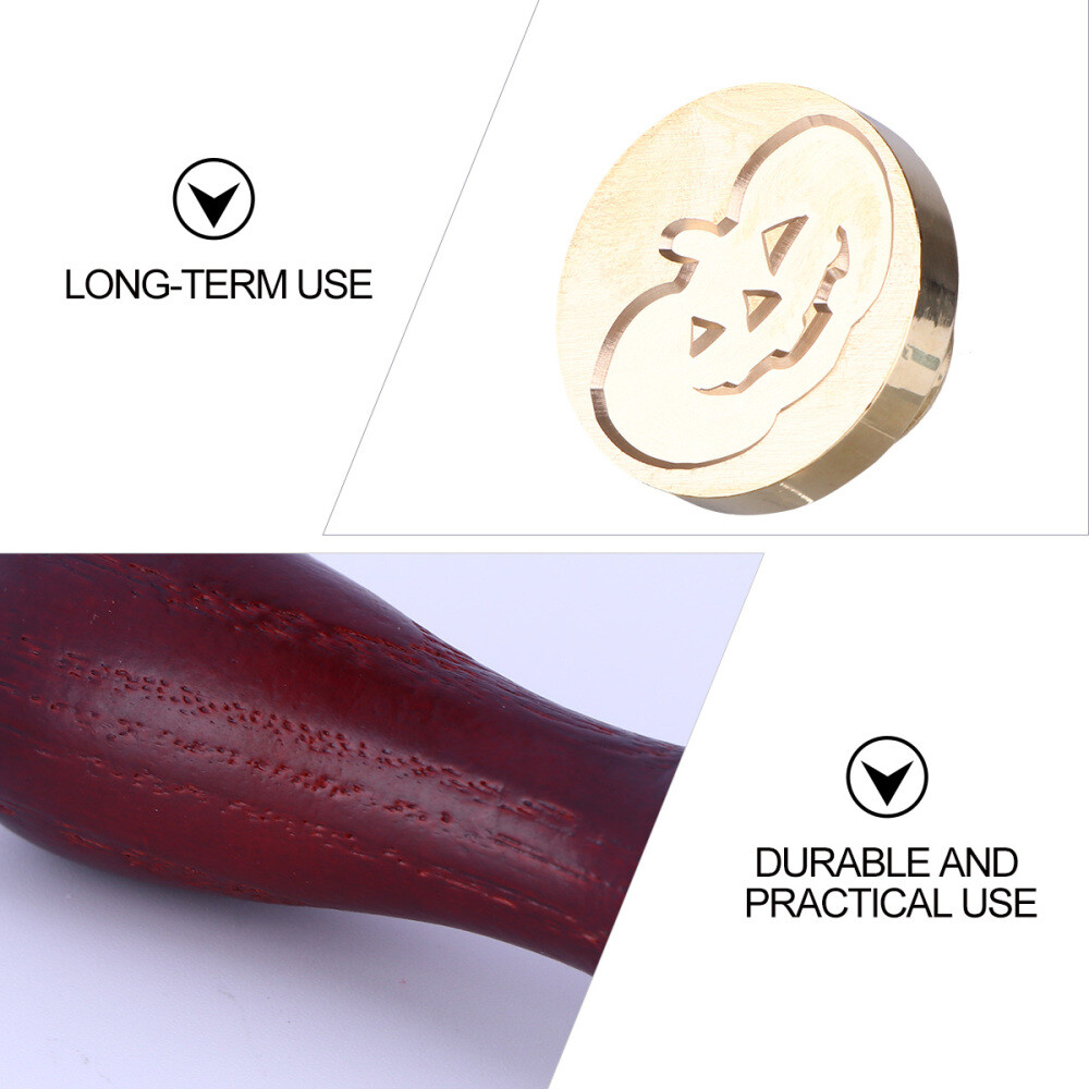 Halloween Sealing Wax Stamp Halloween Envelopes for Wax Seal Pumpkin Wax Stamp
