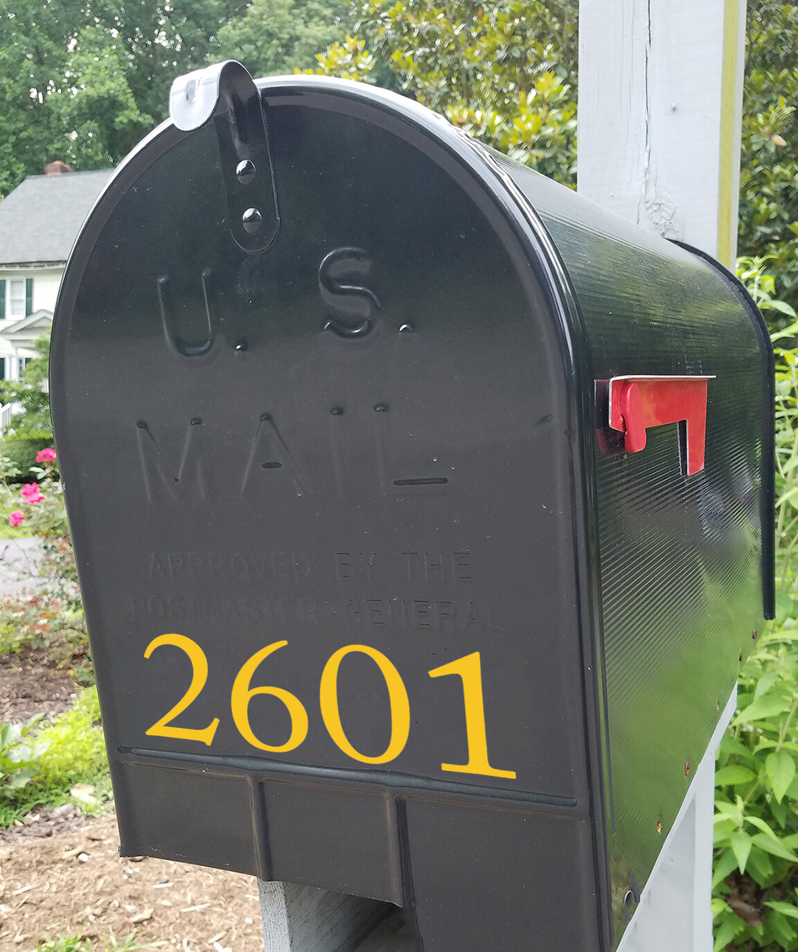 2 Sets of 1.5" Custom Mailbox Numbers Home Business Address Vinyl Die Cut Decals