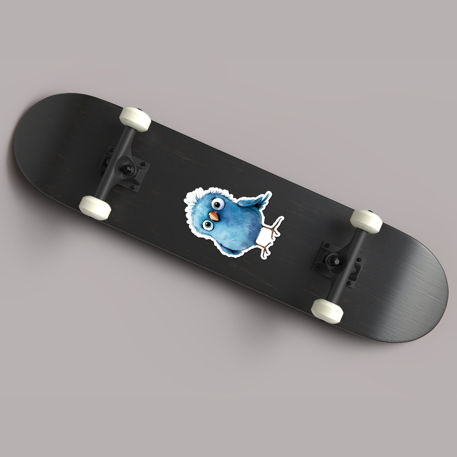 Cute Baby Blue Bird – Vinyl Decal Sticker – Car Window Laptop – ebn12516