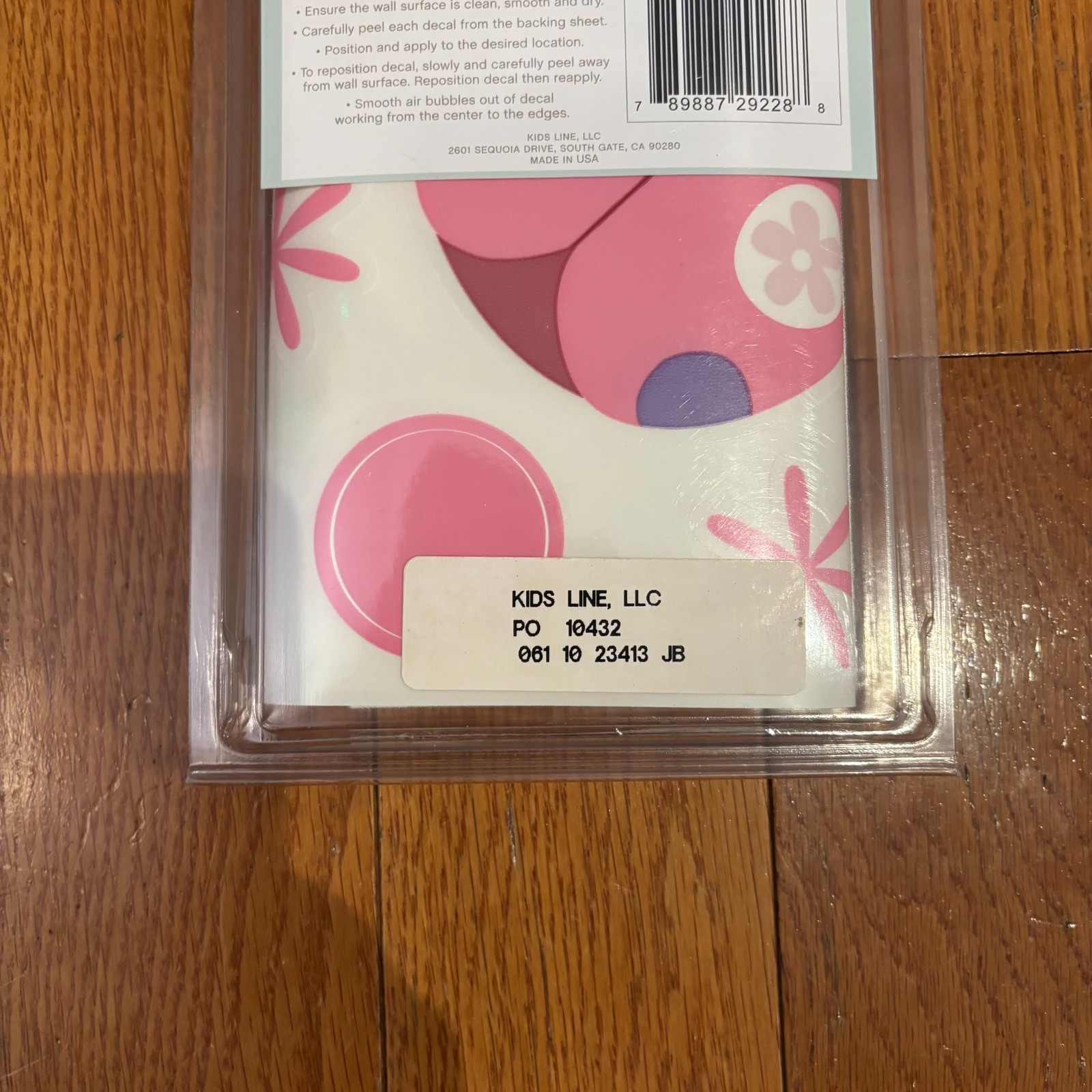 New Kids Line Sorbet Border Wall Decals Pink Butterfly Floral Nursery Decor