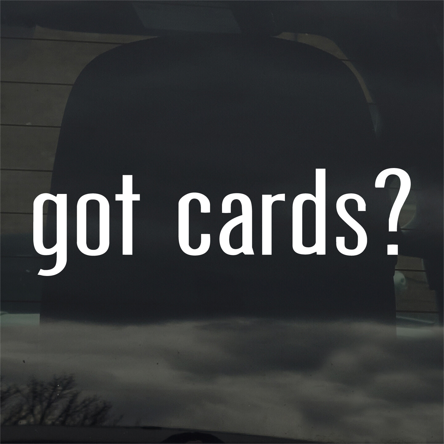 Got Cards? Custom Vinyl Sticker Decal Trading Sports Handmade Poker Tarot