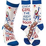 Socks Unisex Primitives by Kathy Give A Girl The Right Pair of Socks…