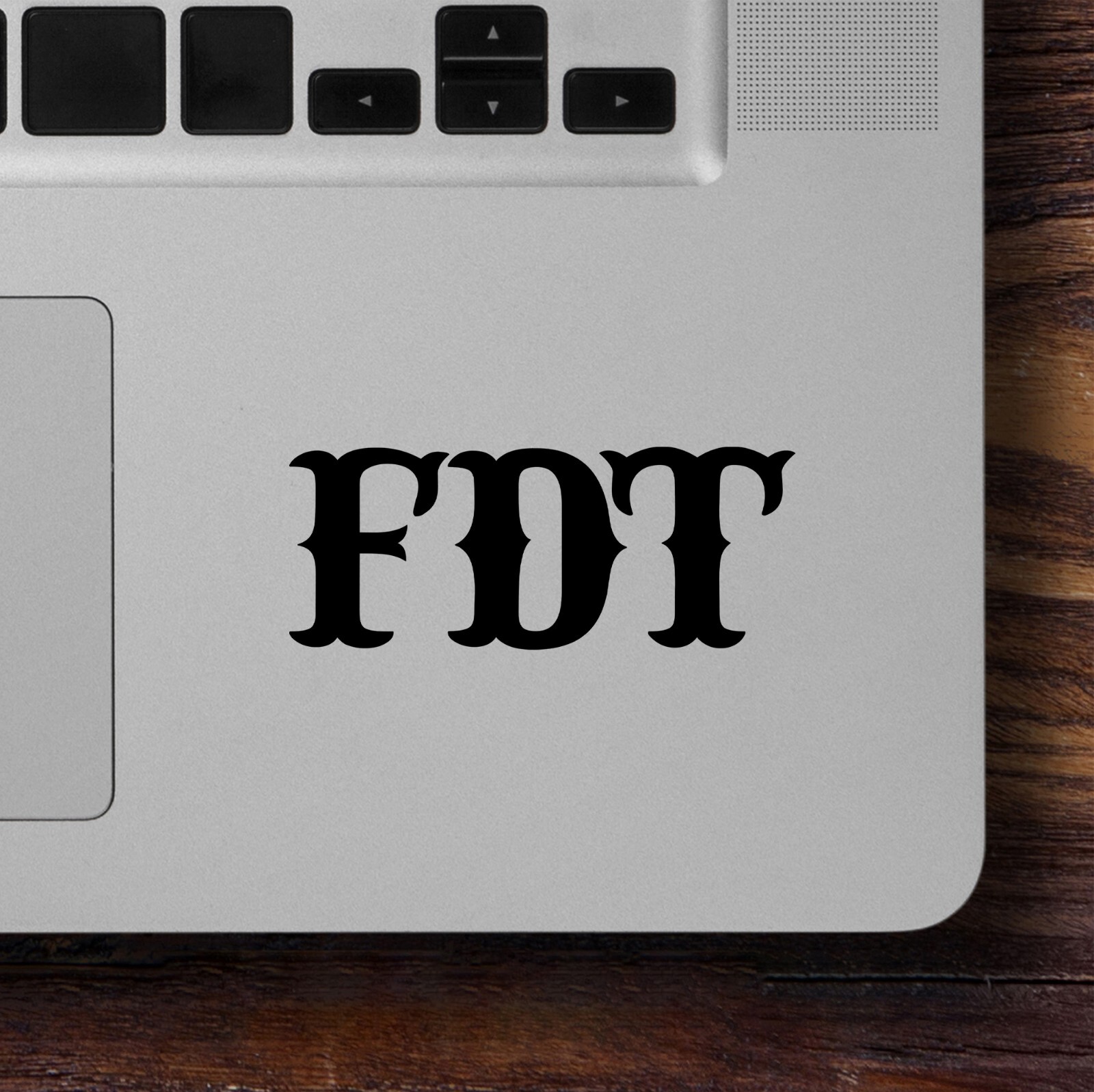 FDT Vinyl Decal Sticker V1 – Bold Protest Symbol – Waterproof for Car or Laptop