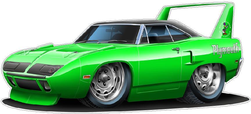 1970 Superbird NASCAR 3ft LONG WAll Graphic Garage Man Cave