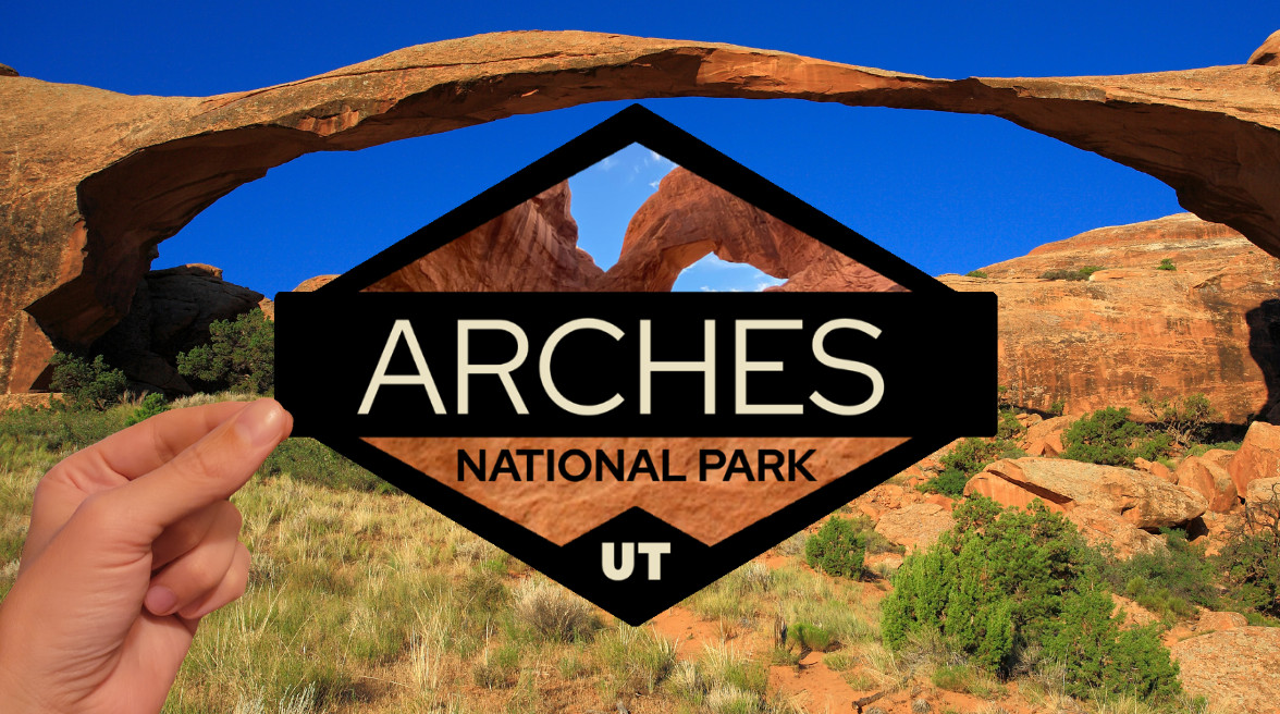Utah National Parks – The 'Mighty Five' – Vinyl Sticker 5-Pack