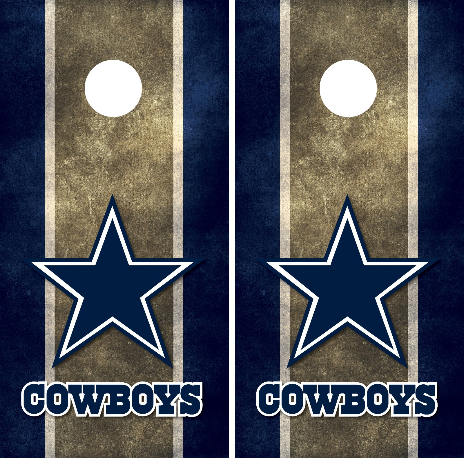Dallas Cowboys Cornhole Board Decal Wrap Wraps