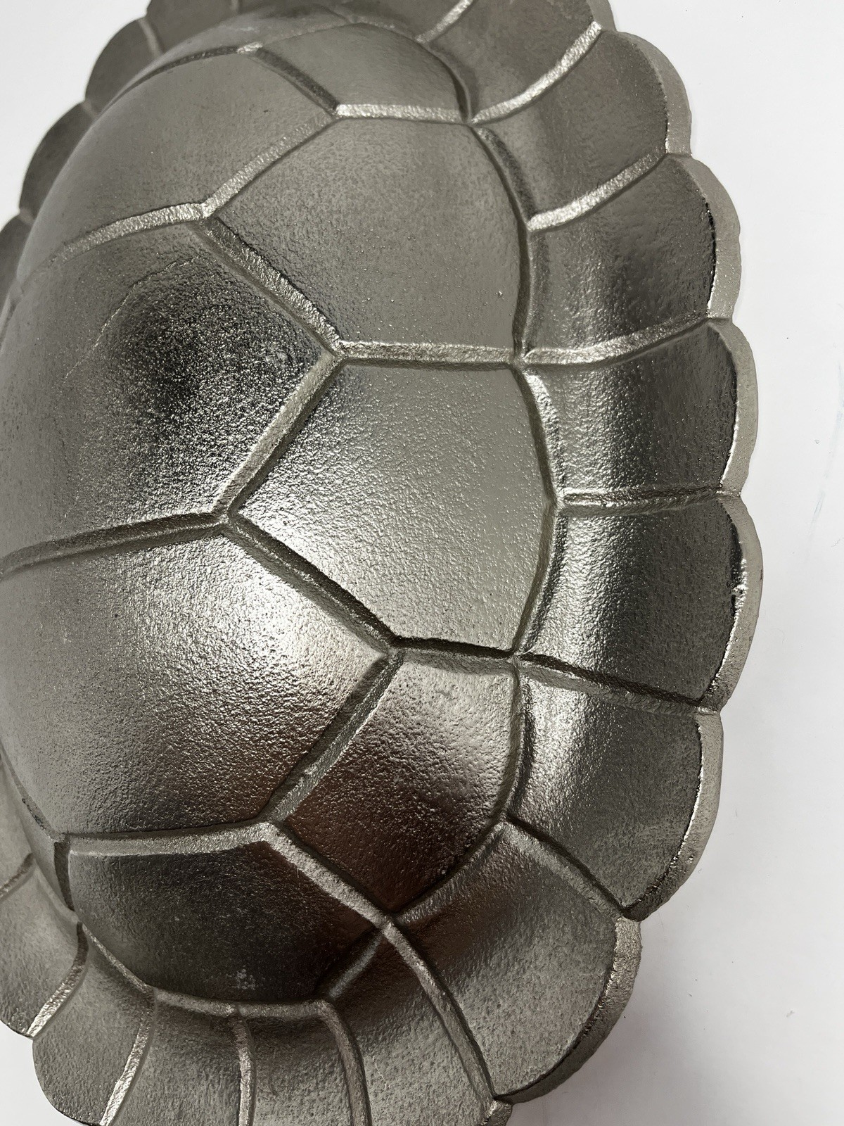 Vintage Shell Wall Decor Silver Toned Heavy Metal 15" Art Tortoise 2 Available