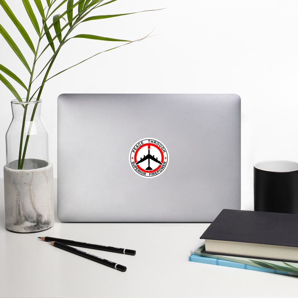 Peace Through Superior Firepower Stickers