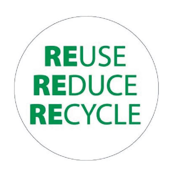 Reuse Reduce Recycle Hard Hat Decal Hardhat Sticker Helmet Label H243