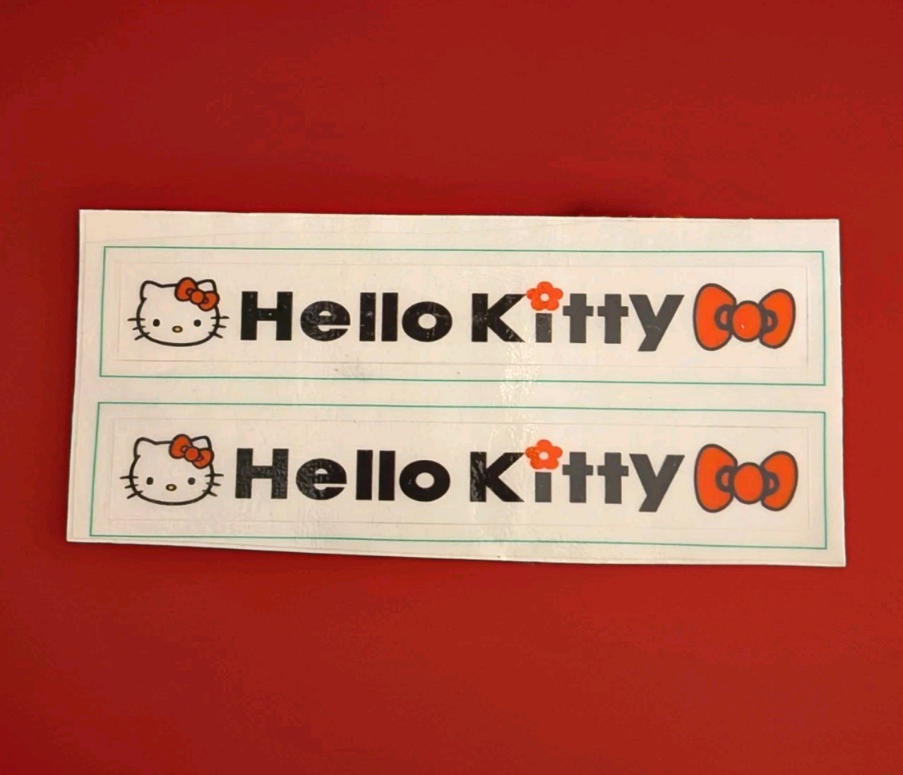 Hello Kitty Car Decal Stickers Set Of Two (2)