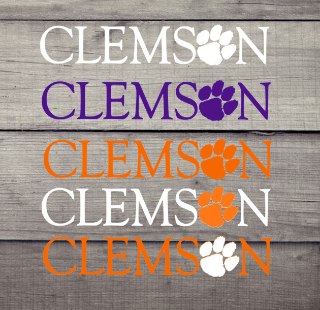 Clemson Tigers-Alumni Vinyl Decal- National Champions Go Tigers!