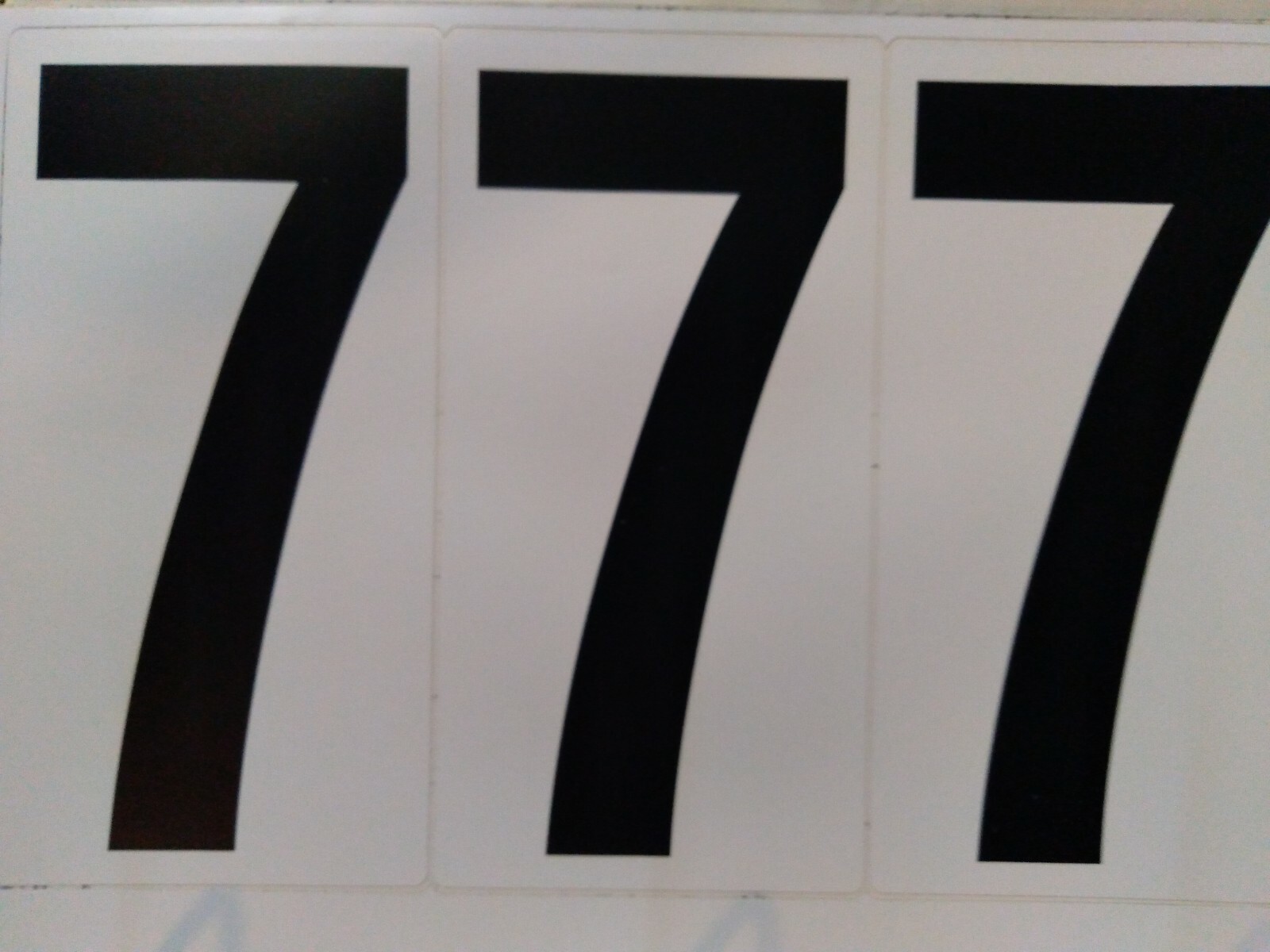 5" Set of Digits Numeral Mailbox Home Locker House Numbers Vinyl Stickers Decals