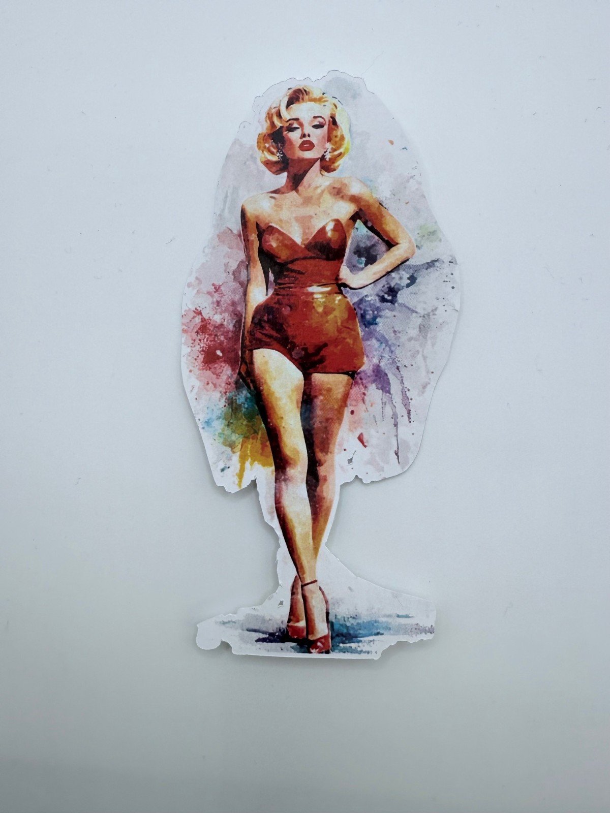 Brand New Vinyl Gorgeous Hollywood Actress Marilyn Monroe 2.5" by 5" Sticker