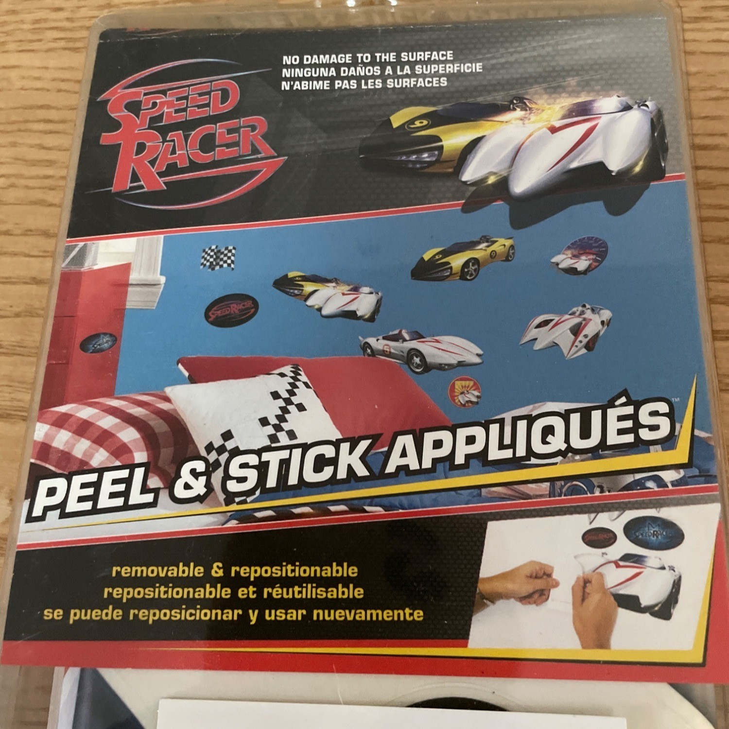 RoomMates Speed Racer Peel and Stick Appliqués Wall Decor Decals Warner Bros New