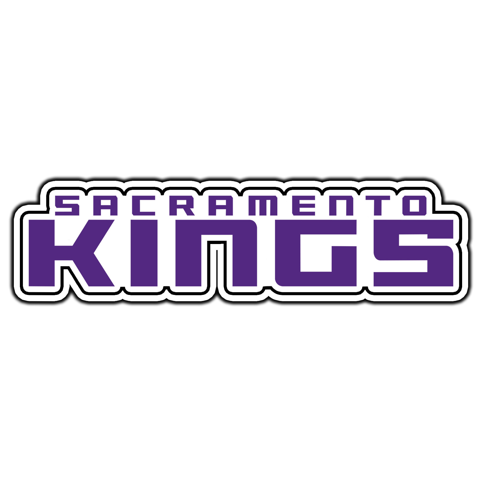 Sacramento Kings Script Logo #13 Basketball Fan Sticker Waterproof Vinyl Decal