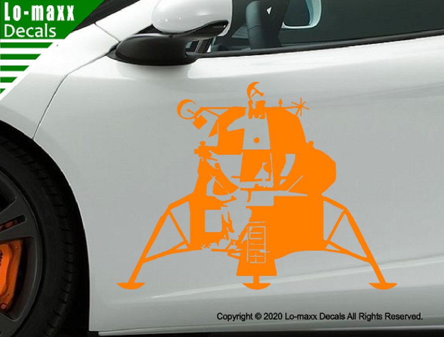 Apollo 11 Lunar Module NASA Art Custom Design High Quality Die Cut Vinyl Decal